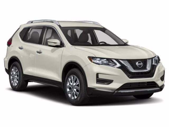2017 Glacier White Nissan Rogue SV FWD SUV