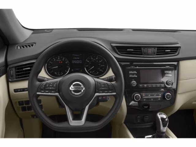 2017 Glacier White Nissan Rogue SV FWD SUV