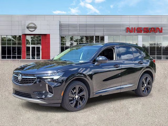 2021 Ebony Twilight Metallic Buick Envision Essence FWD SUV