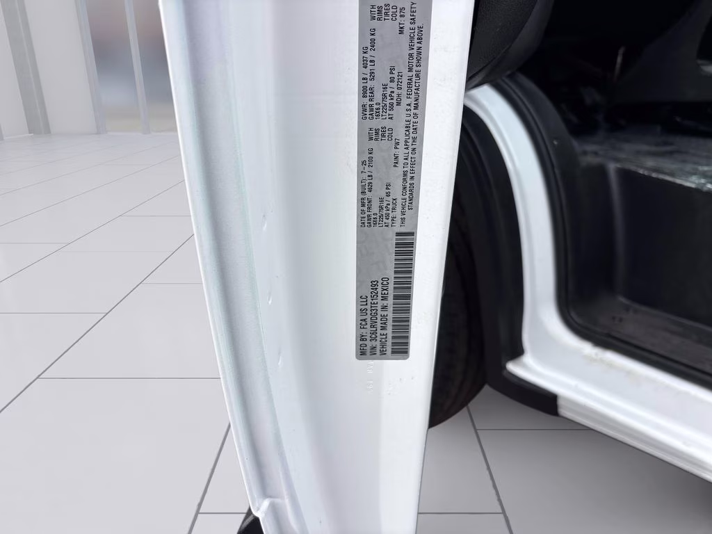2026 Bright White Clearcoat Ram ProMaster 2500 High Roof FWD Van