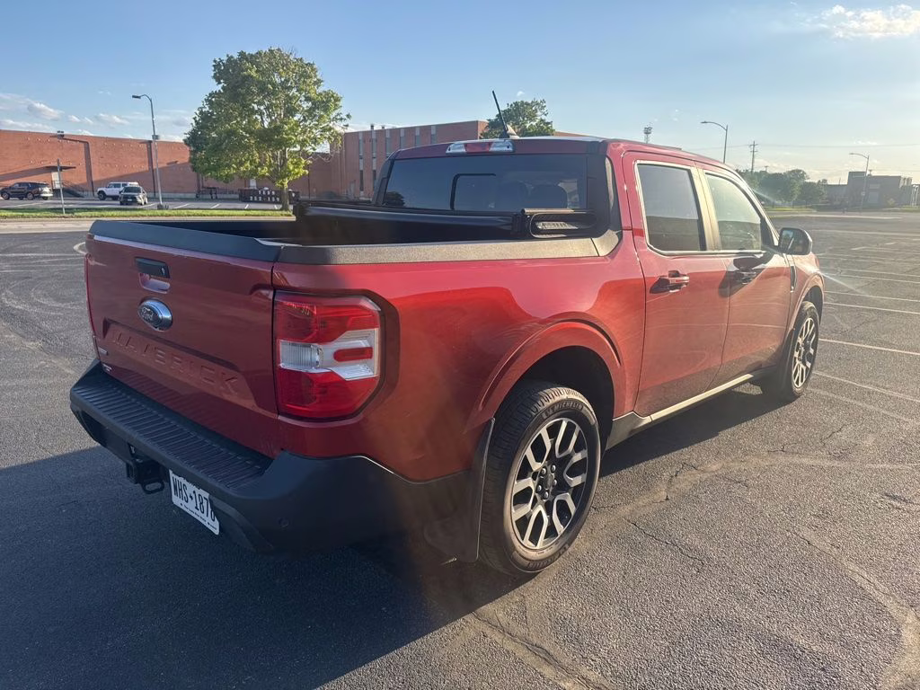 2024 Chili Pepper Red Ford Maverick Lariat FWD Truck