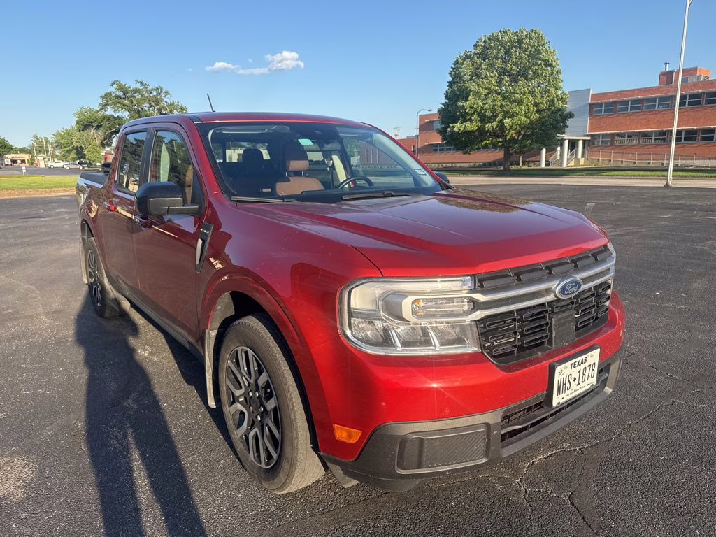 2024 Chili Pepper Red Ford Maverick Lariat FWD Truck