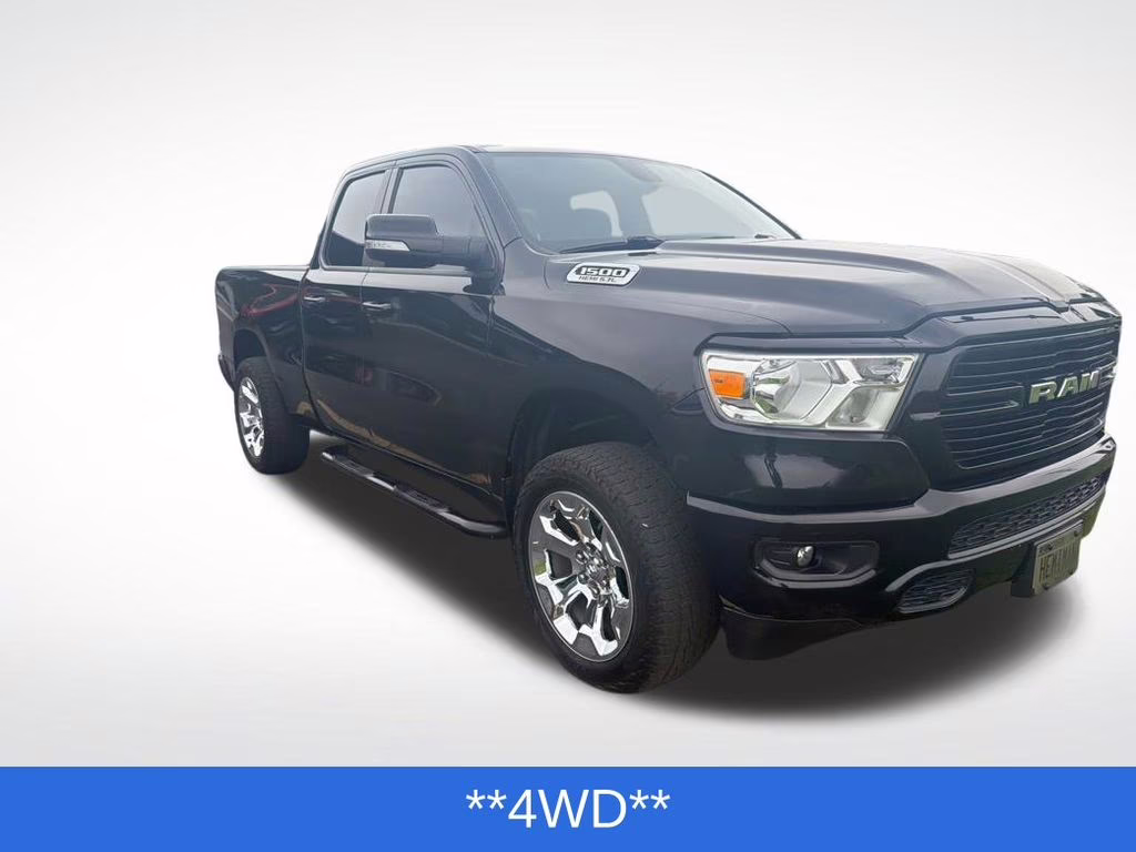 2019 Diamond Black Crystal Pearlcoat Ram 1500 Big Horn/Lone Star 4X4 Truck