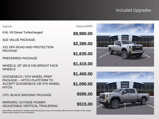 2026 Sterling Metallic GMC Sierra 2500HD SLE 4X4 Truck