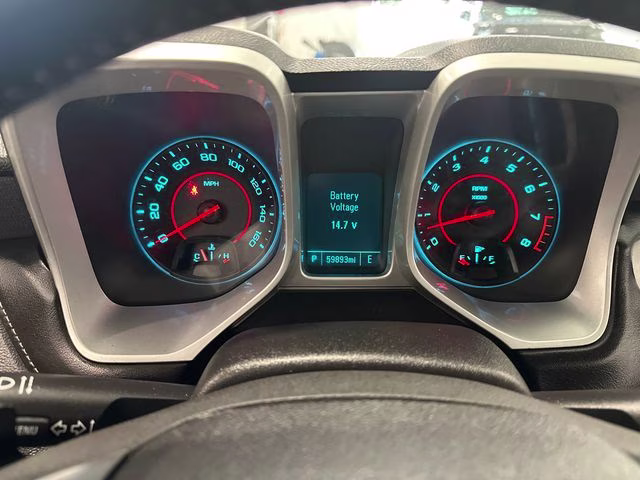 2015 Summit White Chevrolet Camaro 1LT RWD Coupe