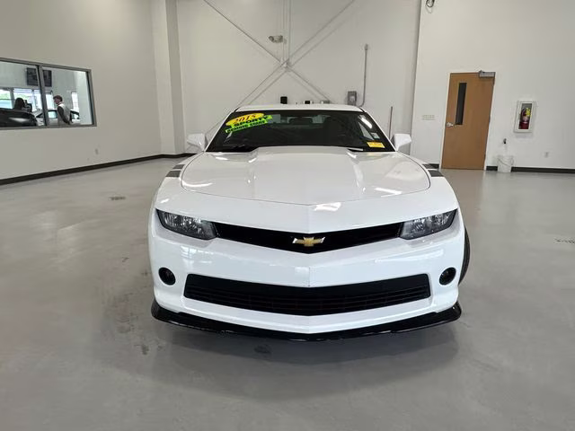 2015 Summit White Chevrolet Camaro 1LT RWD Coupe