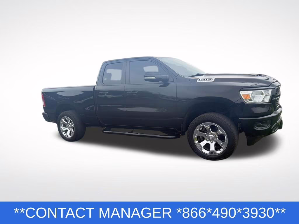 2019 Diamond Black Crystal Pearlcoat Ram 1500 Big Horn/Lone Star 4X4 Truck