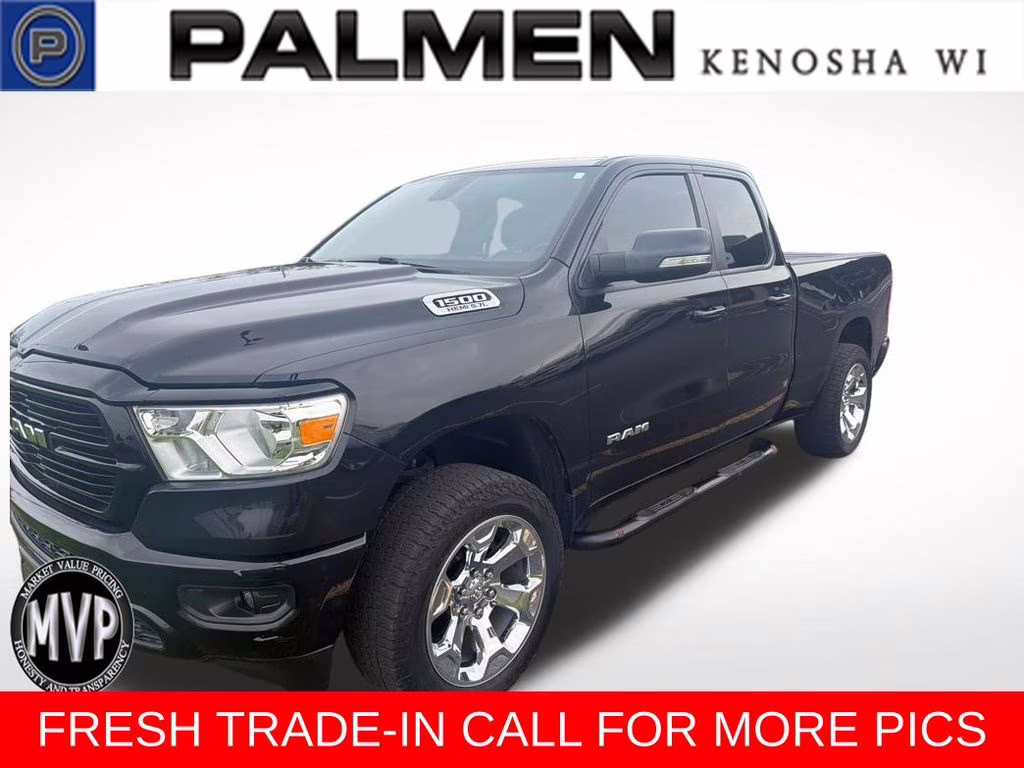 2019 Diamond Black Crystal Pearlcoat Ram 1500 Big Horn/Lone Star 4X4 Truck