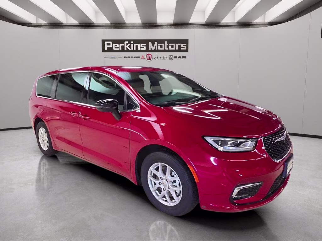 2025 Red Hot Pearlcoat Chrysler Pacifica Select FWD Van