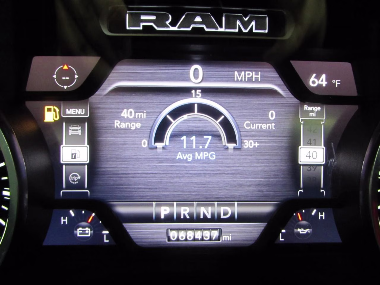 2023 Diamond Black Crystal Pearlcoat Ram 1500 Big Horn/Lone Star 4X4 Truck