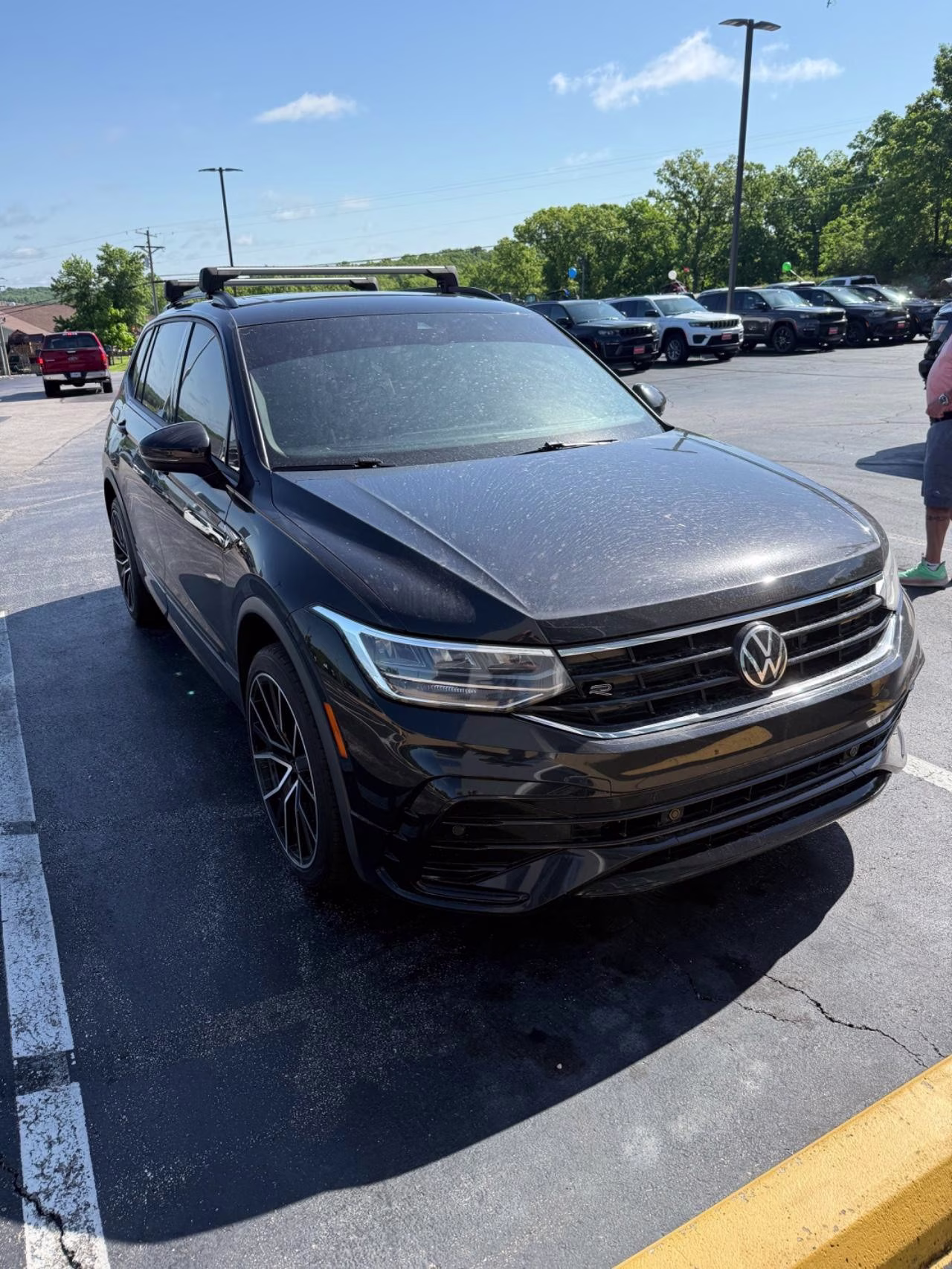 2023 BLACK Volkswagen Tiguan 2.0T SE R-Line Black FWD SUV