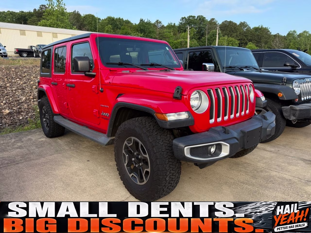 2019 Firecracker Red Clearcoat Jeep Wrangler Unlimited Sahara 4X4 SUV