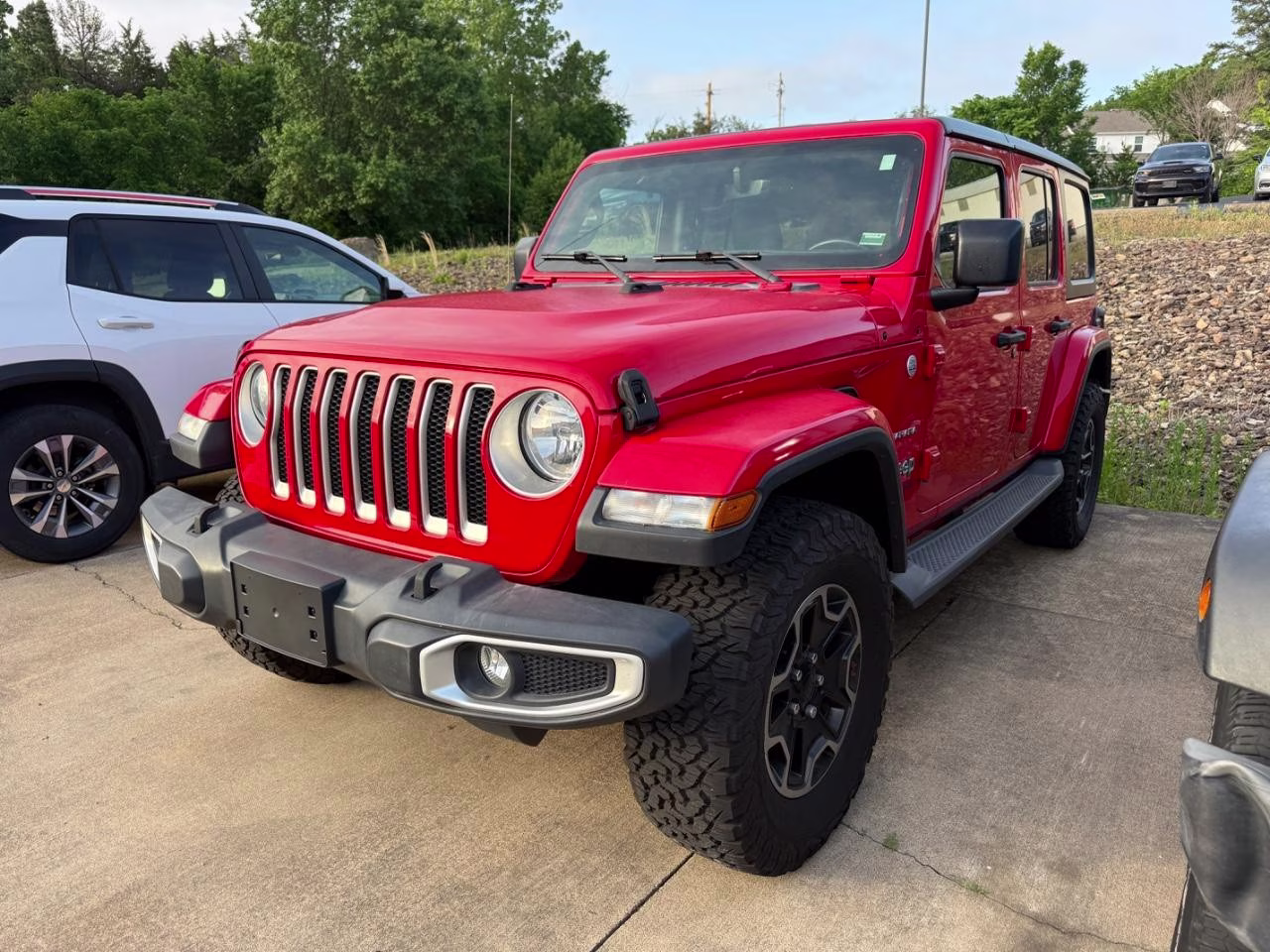 2019 Firecracker Red Clearcoat Jeep Wrangler Unlimited Sahara 4X4 SUV