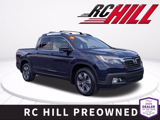 2018 Obsidian Blue Pearl Honda Ridgeline RTL-T AWD Truck
