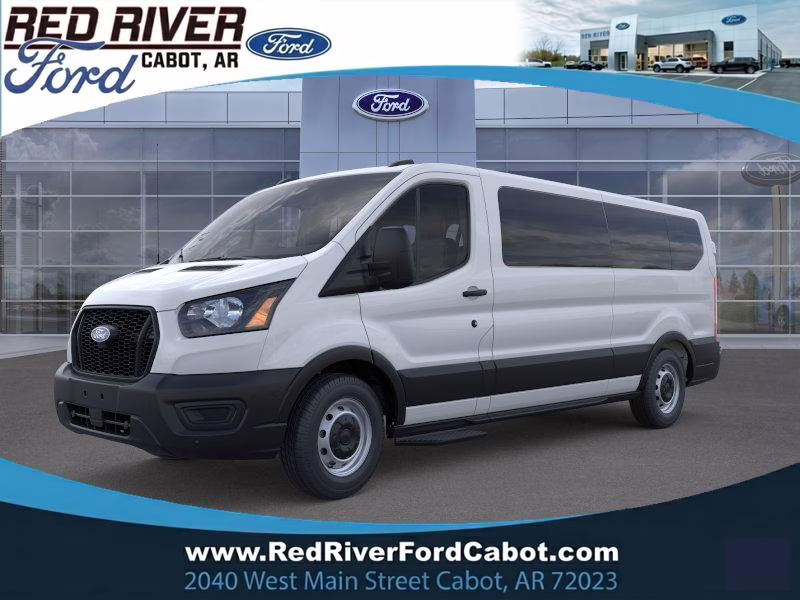 2026 Oxford White Ford Transit Wagon XL RWD Crossover