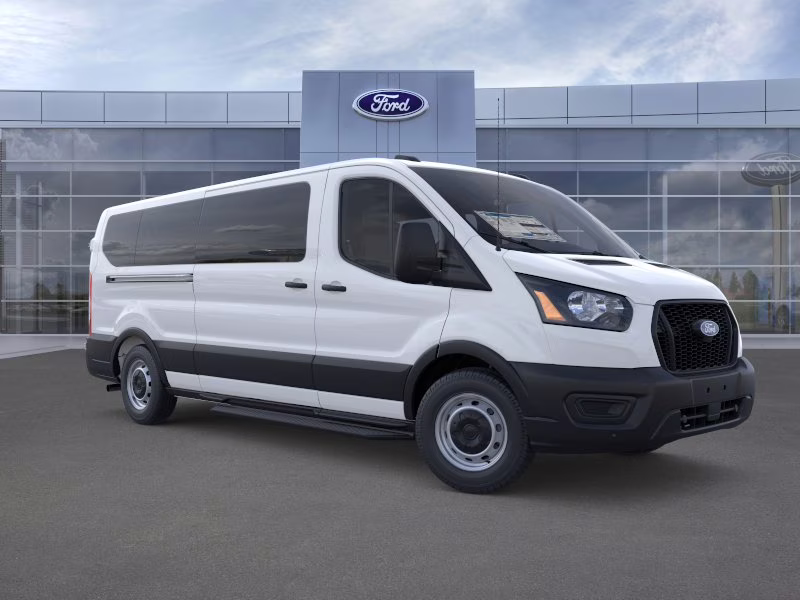 2026 Oxford White Ford Transit Wagon XL RWD Crossover