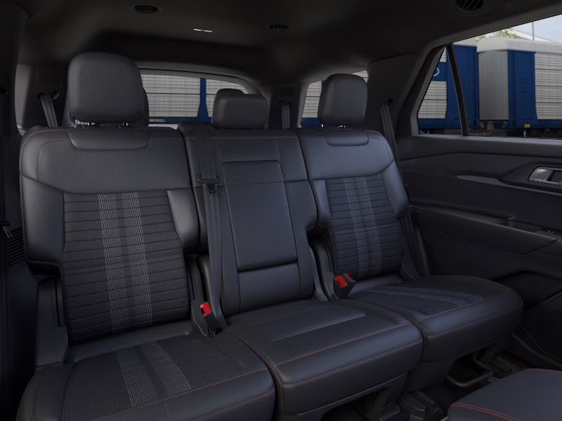 2026 Rapid Red Metallic Tinted Clearcoat Ford Explorer ST-Line RWD SUV