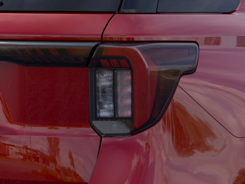 2026 Rapid Red Metallic Tinted Clearcoat Ford Explorer ST-Line RWD SUV