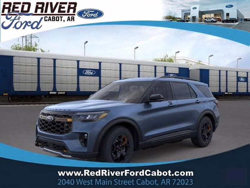 2026 Vapor Blue Metallic Ford Explorer Tremor 4X4 SUV