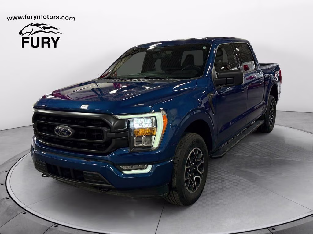 2023 Blue Metallic Ford F-150 XLT 4X4 Truck