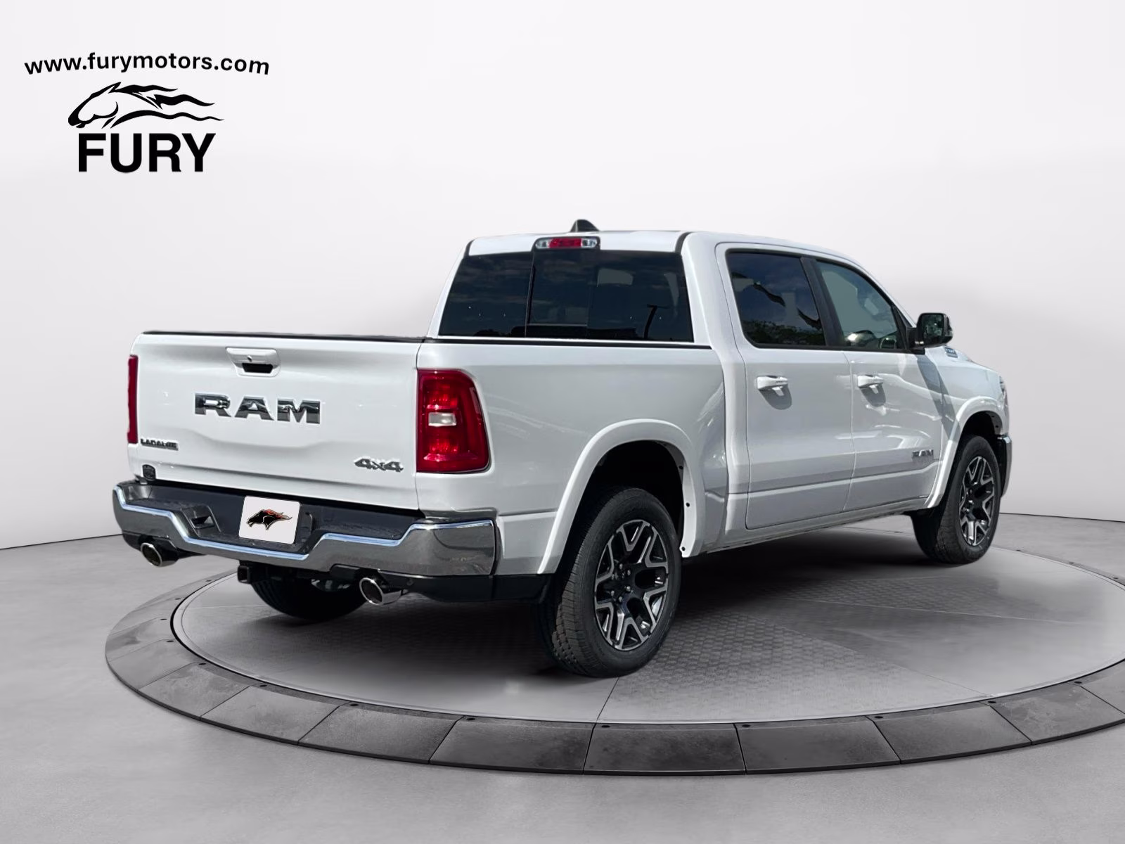 2026 Ivory White Tri-Coat Pearlcoat Ram 1500 Laramie 4X4 Truck
