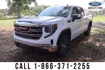 2025 Summit White GMC Sierra 1500 SLT 4X4 Truck