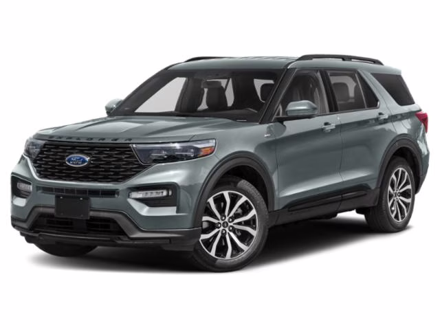 2022 Gray Ford Explorer ST-Line 4X4 SUV