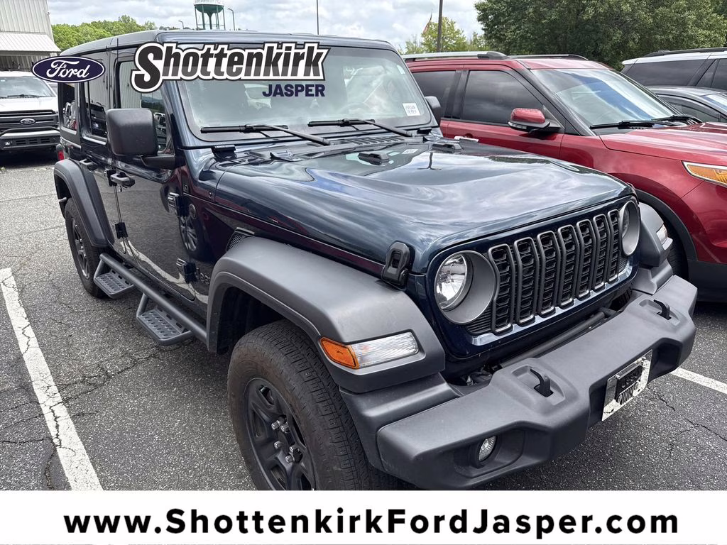 2025 Fathom Blue Pearlcoat Jeep Wrangler Sport 4X4 SUV