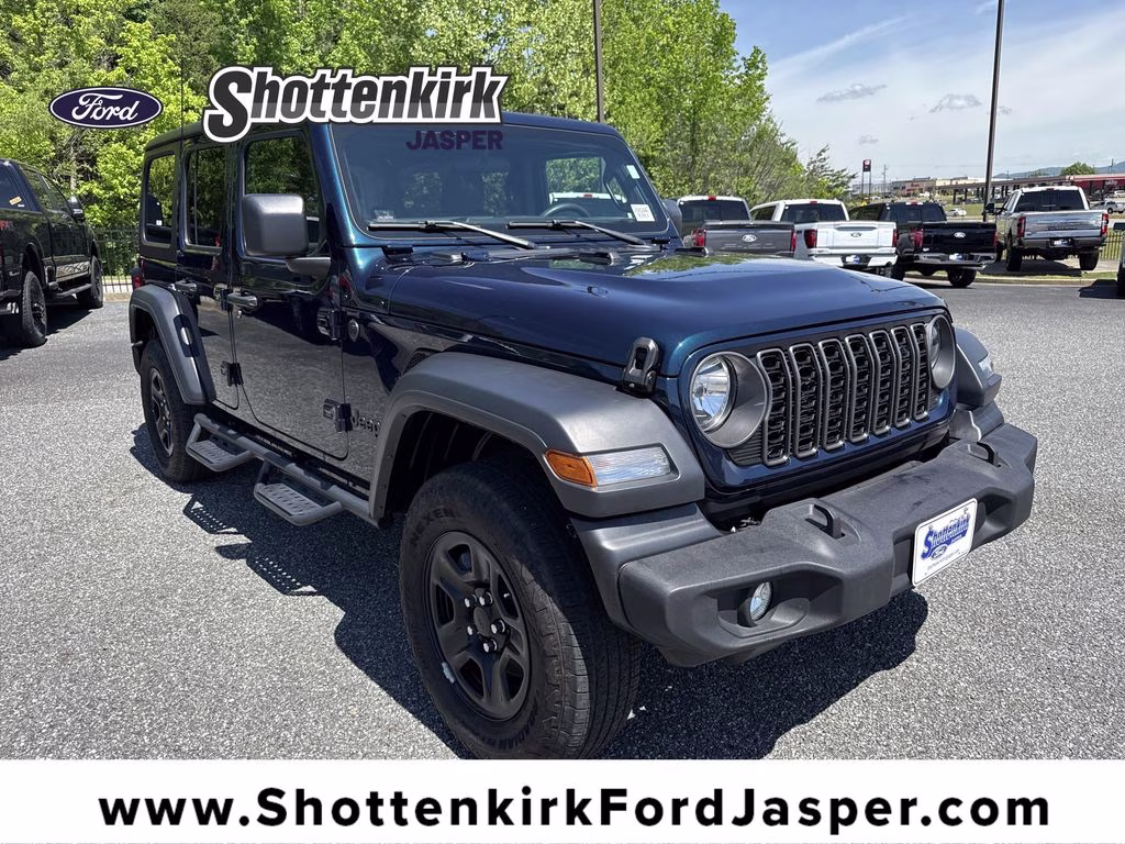 2025 Fathom Blue Pearlcoat Jeep Wrangler Sport 4X4 SUV