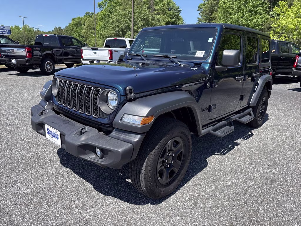 2025 Fathom Blue Pearlcoat Jeep Wrangler Sport 4X4 SUV