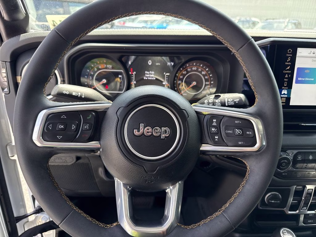 2024 Bright White Clearcoat Jeep Wrangler Sahara 4X4 SUV
