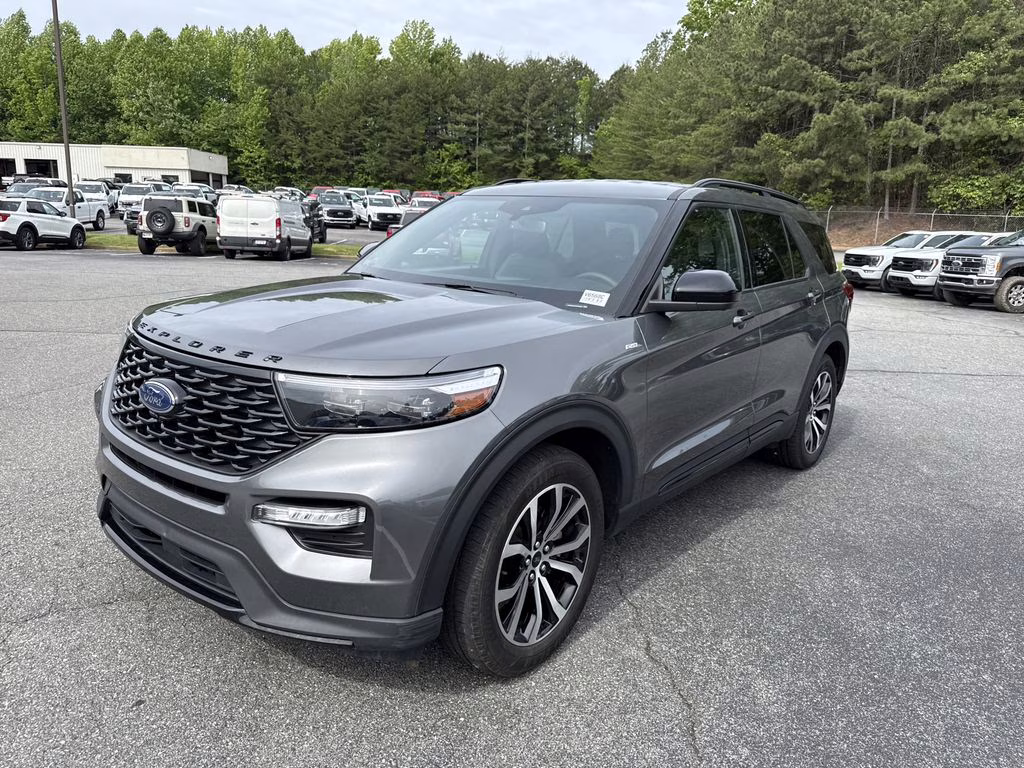 2023 Carbonized Gray Metallic Ford Explorer ST-Line RWD SUV