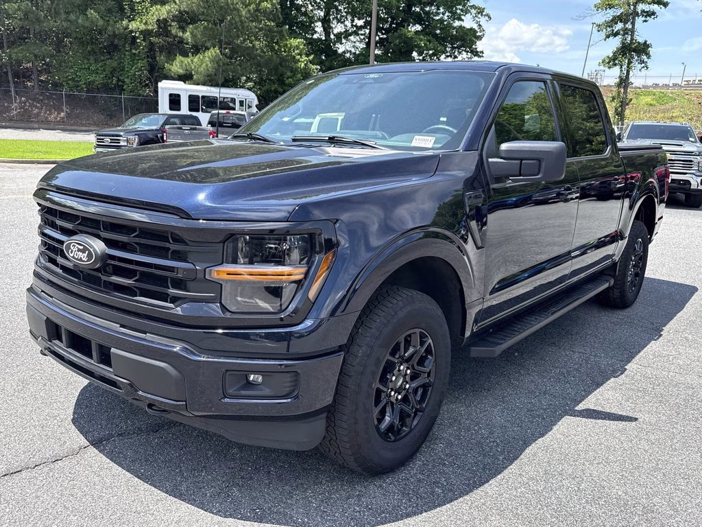 2025 Antimatter Blue Metallic Ford F-150 XLT 4X4 Truck