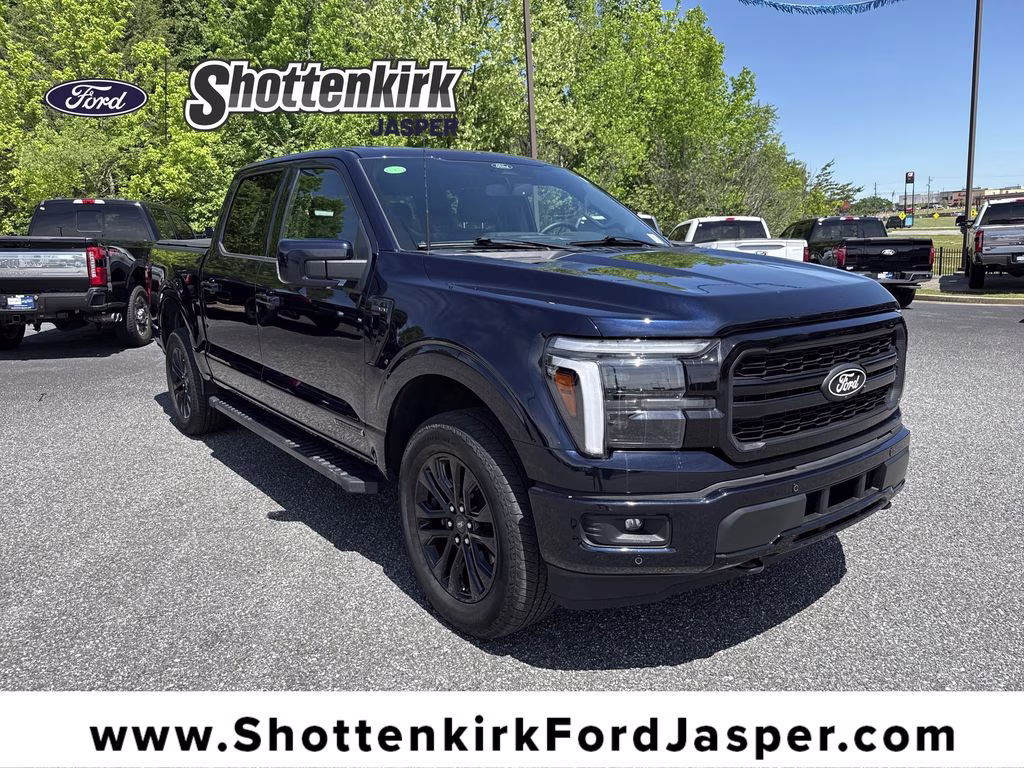 2025 Antimatter Blue Metallic Ford F-150 Lariat 4X4 Truck