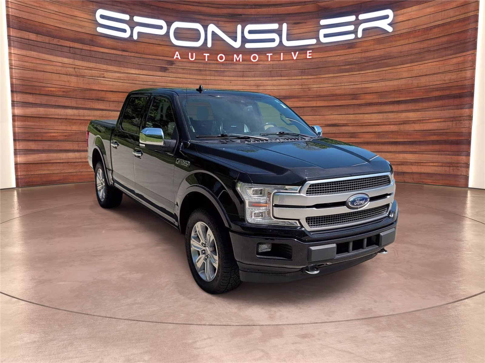 2019 Agate Black Ford F150 SUPERCREW Platinum 4X4 Truck