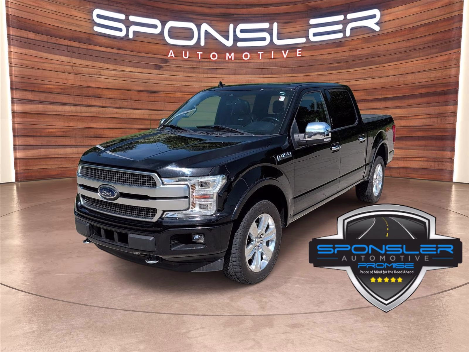 2019 Agate Black Ford F150 SUPERCREW Platinum 4X4 Truck
