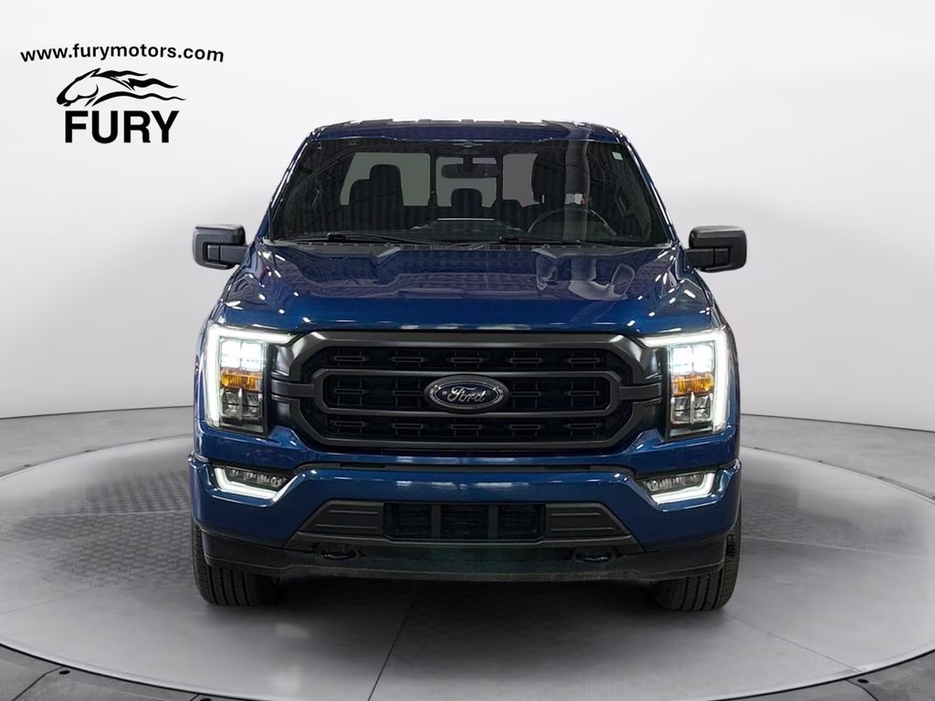 2023 Blue Metallic Ford F-150 XLT Sport w/Class IV Trailer Hitch 4X4 Truck