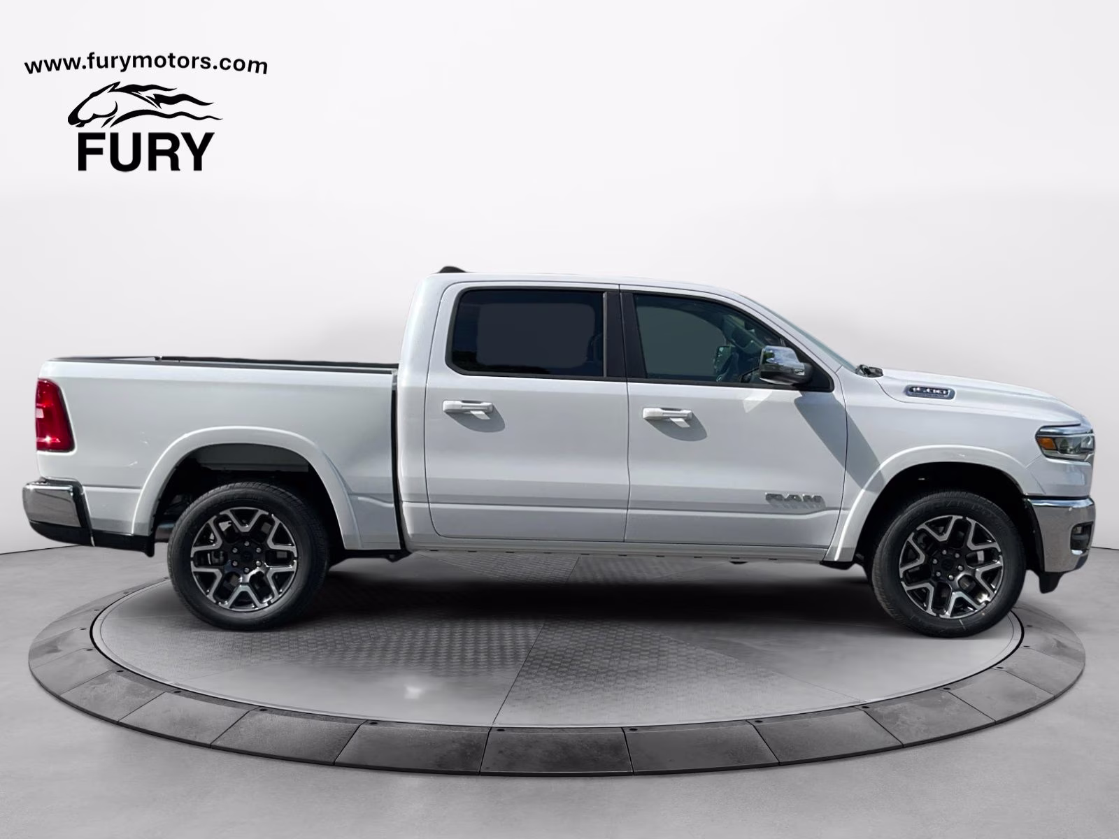 2026 Ivory White Tri-Coat Pearlcoat Ram 1500 Laramie 4X4 Truck