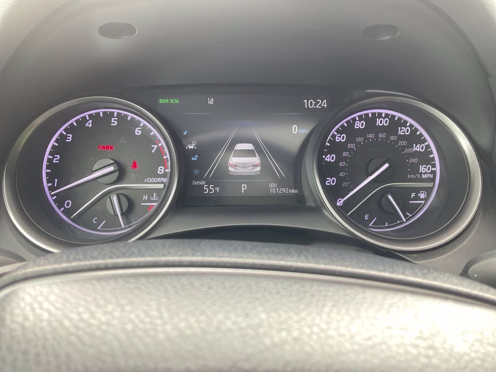 2021 Midnight Black Metallic Toyota Camry SE AWD Sedan