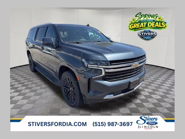2021 Shadow Gray Metallic Chevrolet Suburban LT 4X4 SUV