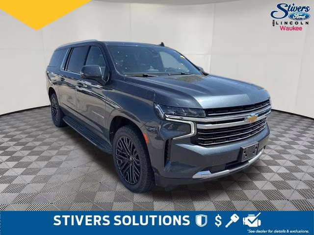 2021 Shadow Gray Metallic Chevrolet Suburban LT 4X4 SUV