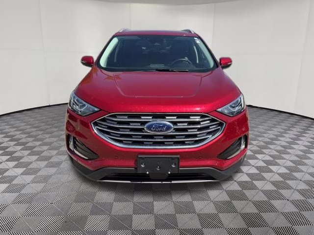 2021 Red Metallic Ford Edge Titanium AWD SUV