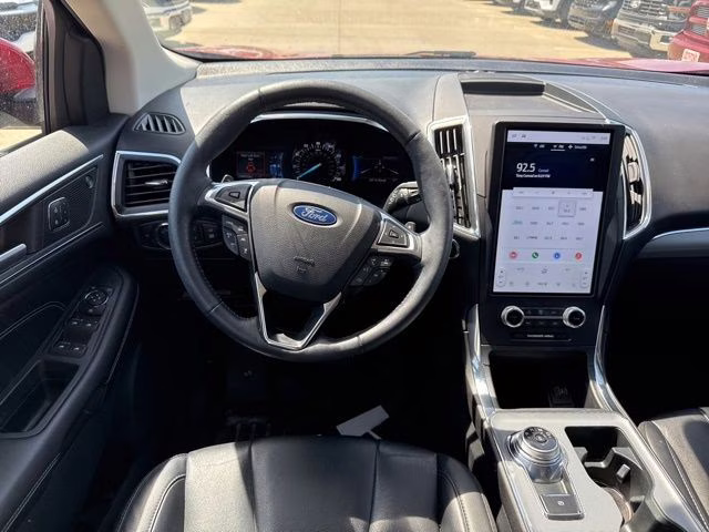 2021 Red Metallic Ford Edge Titanium AWD SUV