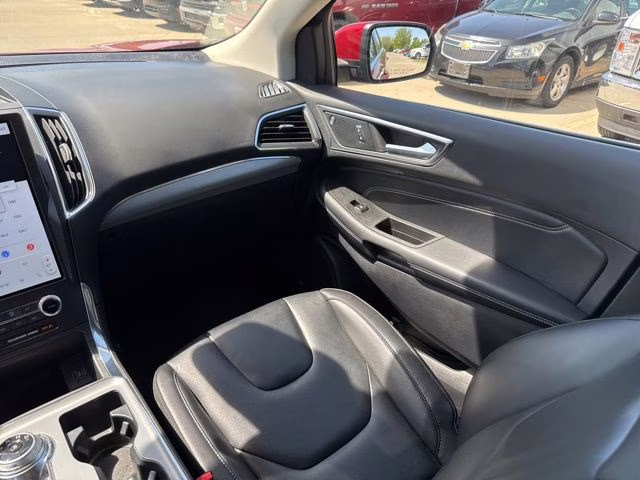 2021 Red Metallic Ford Edge Titanium AWD SUV