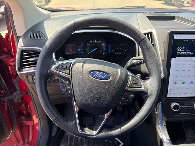 2021 Red Metallic Ford Edge Titanium AWD SUV