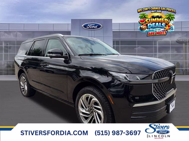 2026 Infinite Black Metallic Clearcoat Lincoln Navigator Reserve 4X4 SUV