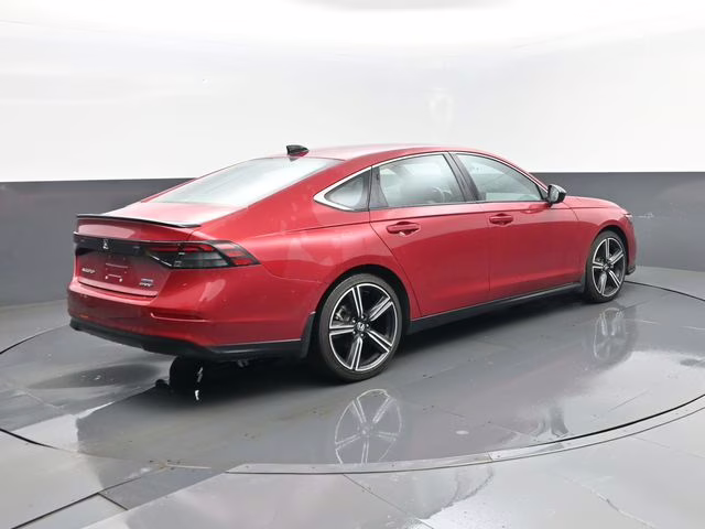 2024 Red Honda Accord Hybrid Sport FWD Sedan