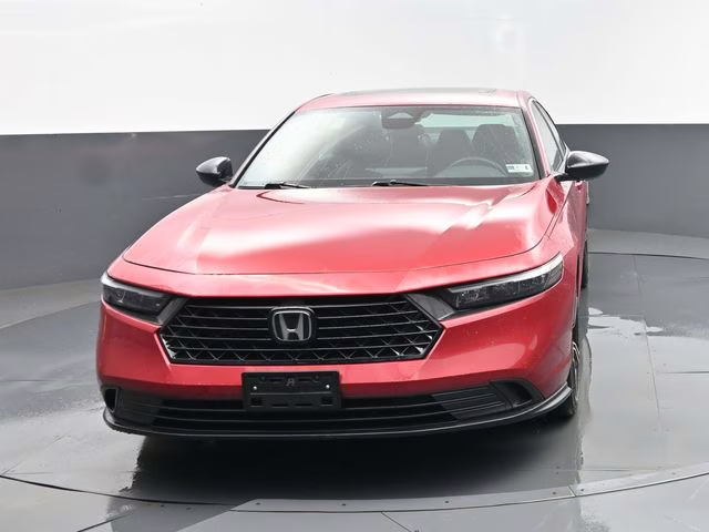 2024 Red Honda Accord Hybrid Sport FWD Sedan