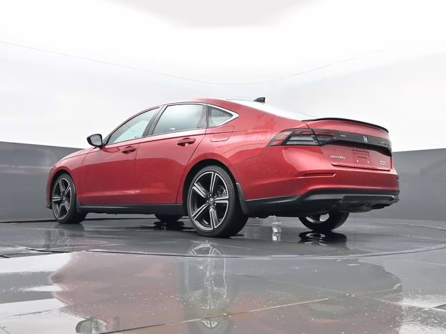 2024 Red Honda Accord Hybrid Sport FWD Sedan