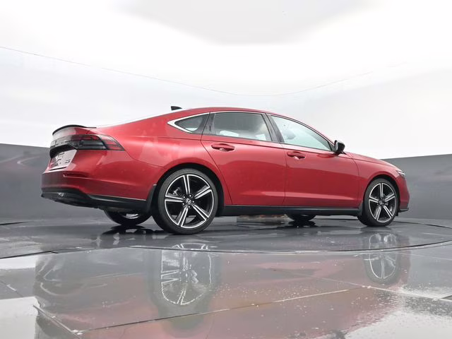 2024 Red Honda Accord Hybrid Sport FWD Sedan